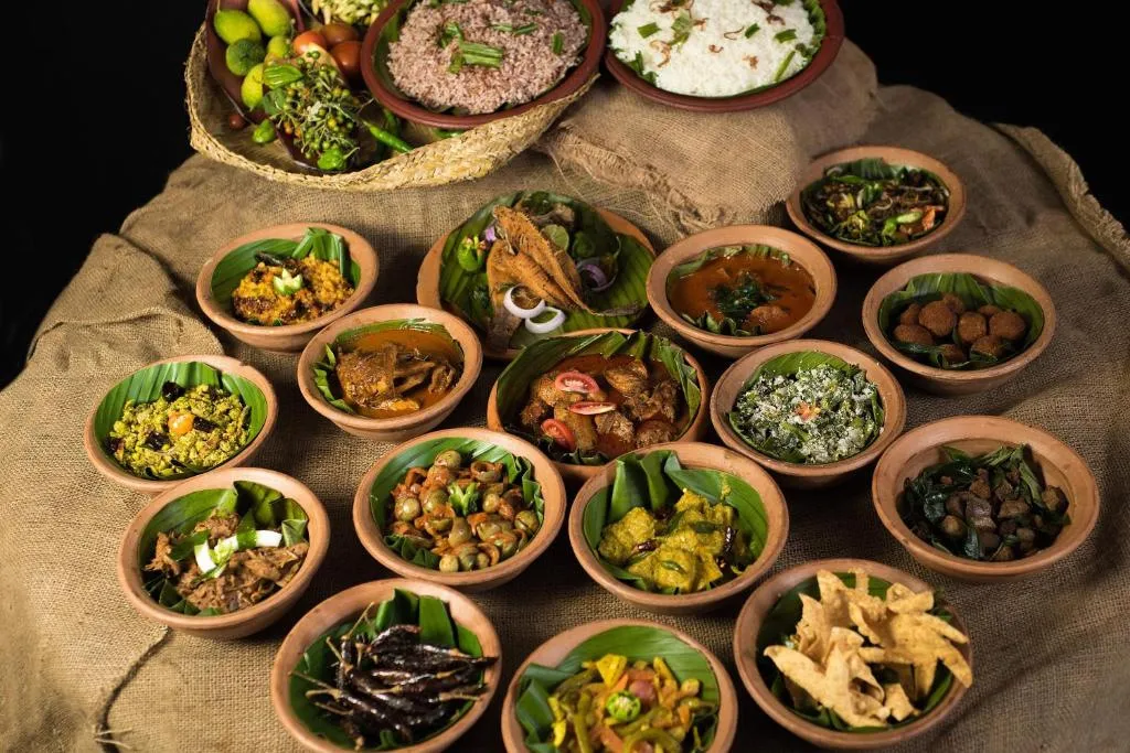 A dish from the garden kitchen